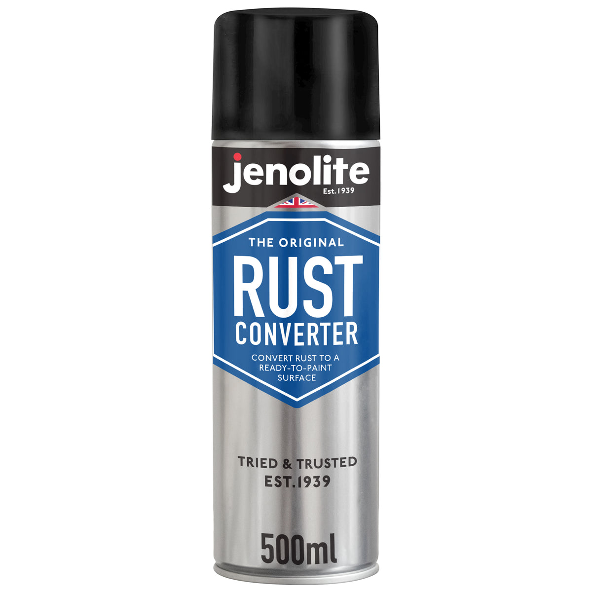 Rust Converter Epoxy Aerosol | 4 x 500ml | Turns Rust into Ready To Paint Surface Value Pack