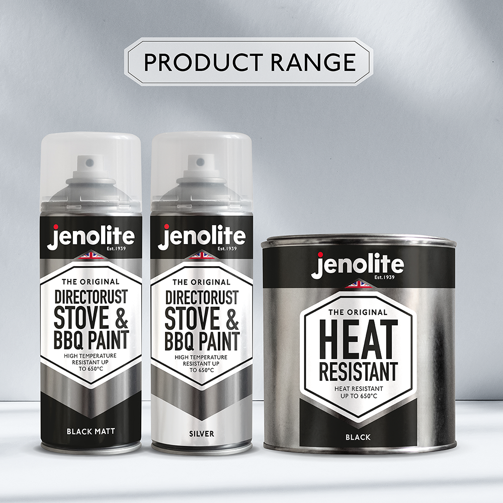 Heat Resistant Paint - Up to 650C | Matt Black 500ml