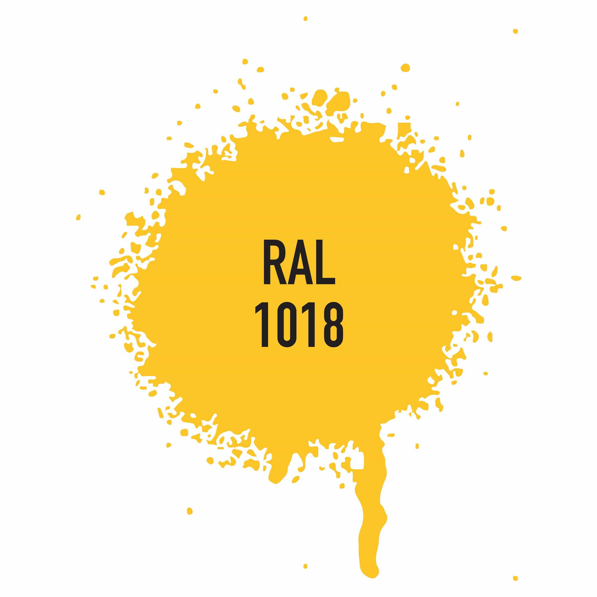 DIRECTORUST Spray Paint | Chalky Finish | Buttercup Yellow | 12 x 400ml | RAL 1018