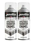 DIRECTORUST Radiator Enamel Paint | 400ml Aerosol | Black, Silver, White