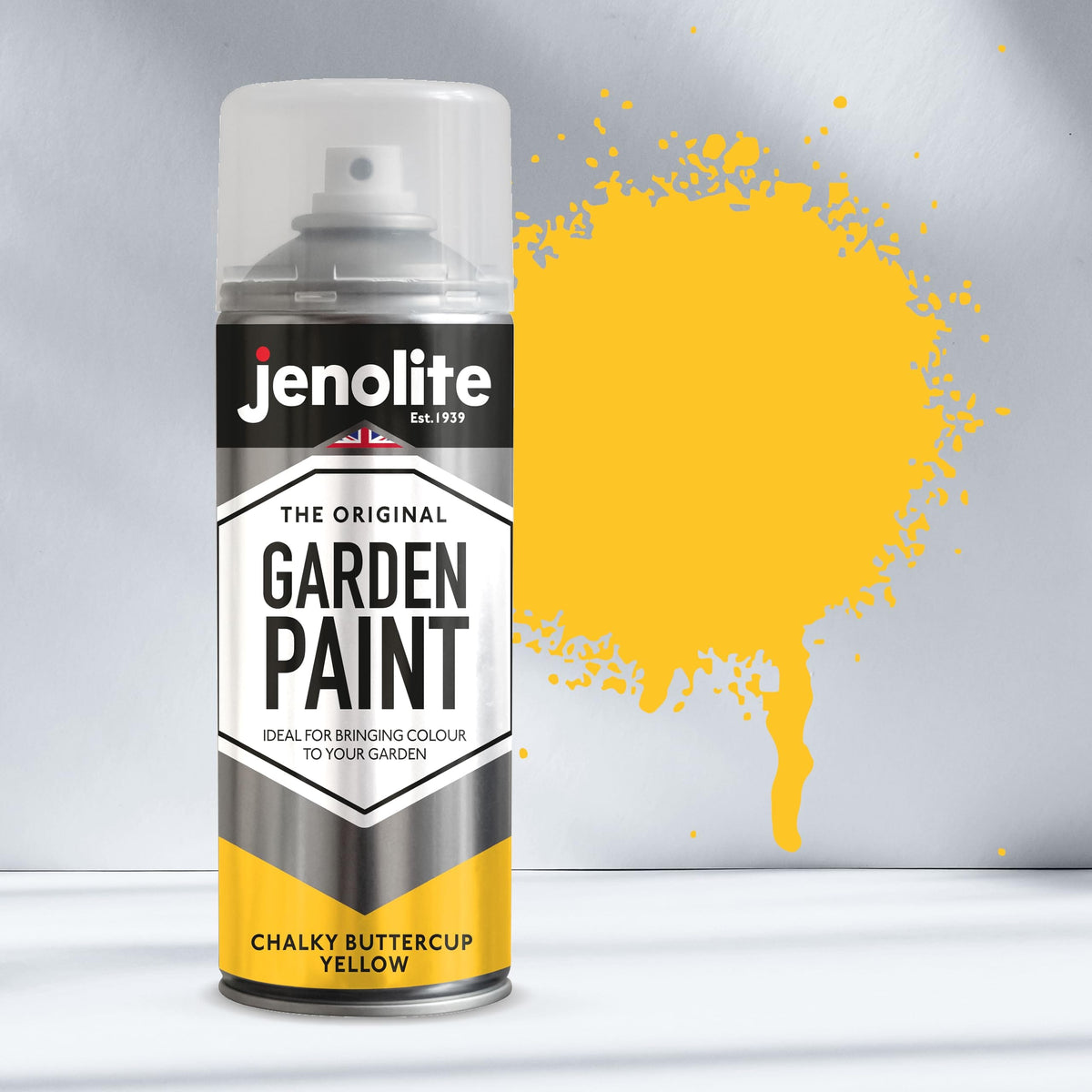 DIRECTORUST Spray Paint | Chalky Finish | Buttercup Yellow | 12 x 400ml | RAL 1018