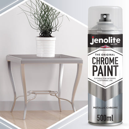 Chrome Effect Aerosol Spray Paint - Multi-Surface