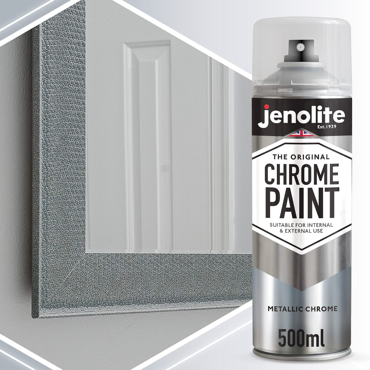 Chrome Effect Aerosol Spray Paint - Multi-Surface