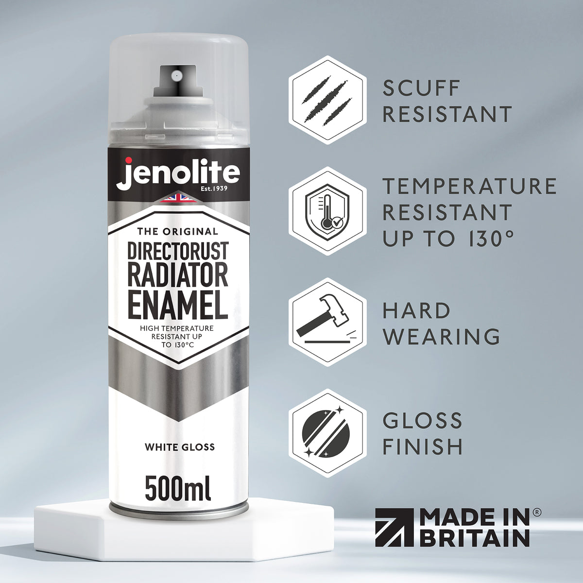 Peinture émail pour radiateur DIRECToRUST | Aérosol 400ml