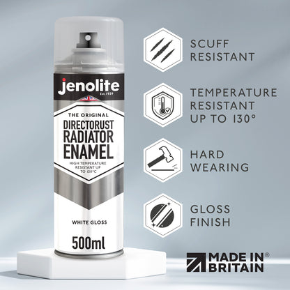 Peinture émail pour radiateur DIRECToRUST | Aérosol 400ml