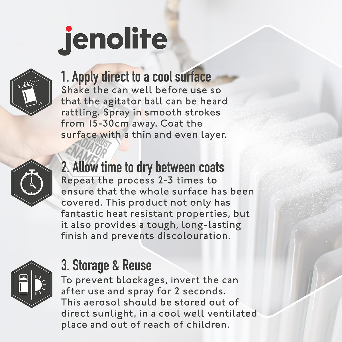 Peinture émail pour radiateur DIRECToRUST | Aérosol 400ml
