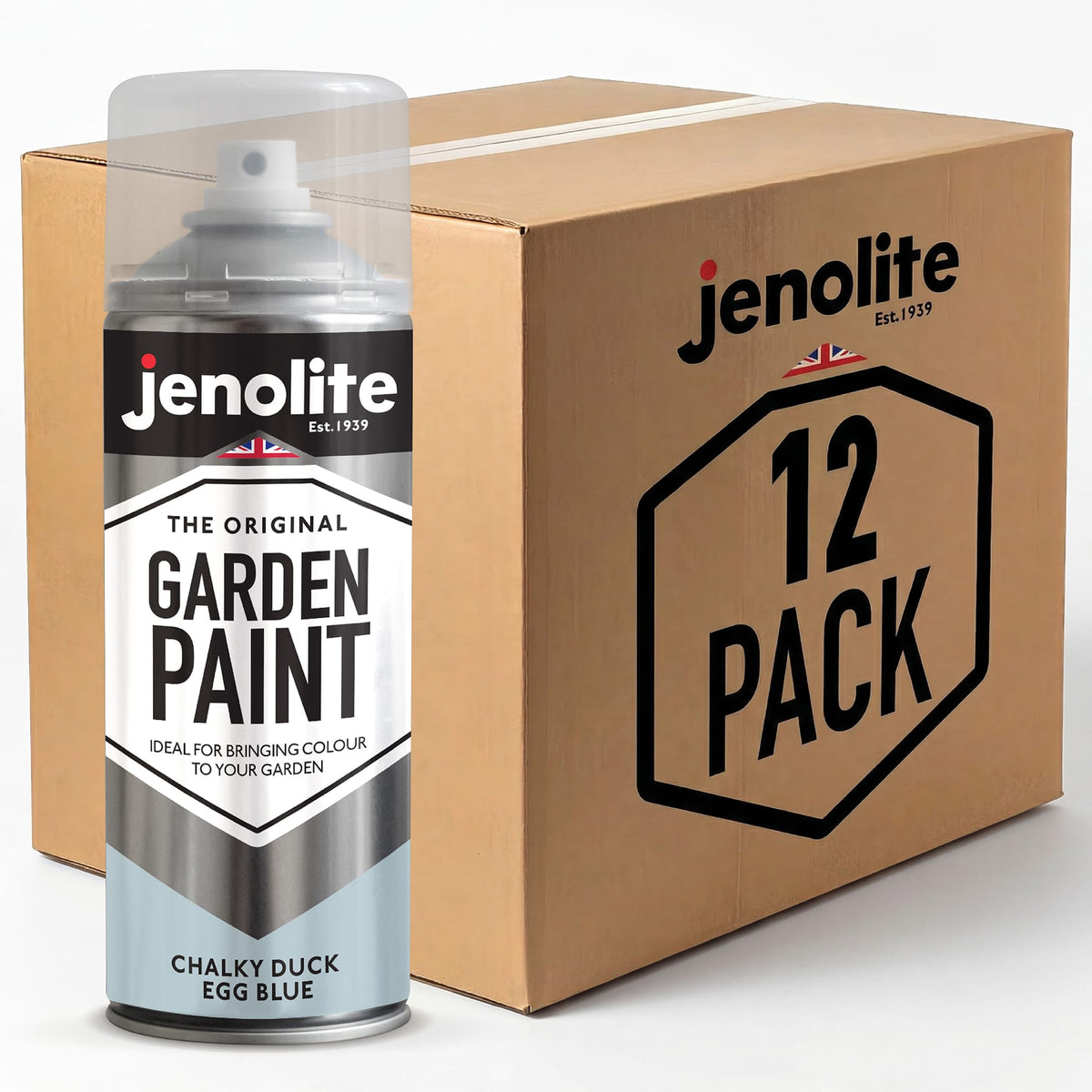 DIRECTORUST Spray Paint | Chalky Finish | Duck Egg Blue | 12 x 400ml | BS 16C33