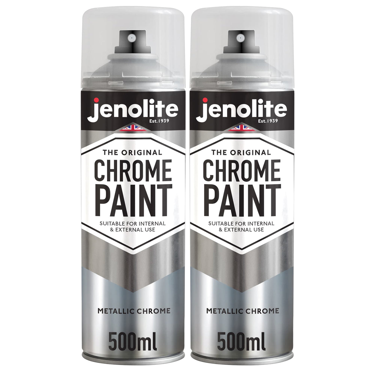Chrome Effect Aerosol Spray Paint - Multi-Surface