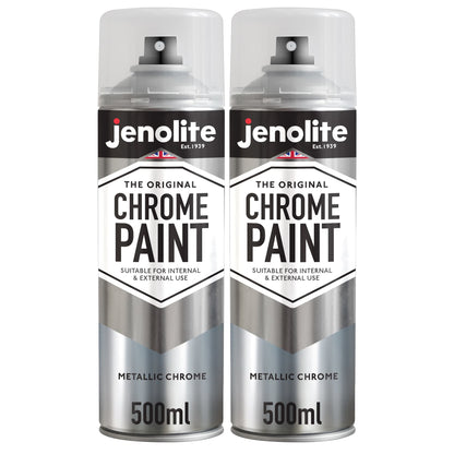 Chrome Effect Aerosol Spray Paint - Multi-Surface