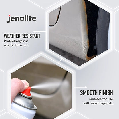 Anti-Rust Primer Spray Paint | 4 x 400ml | Grey | Metal Primer