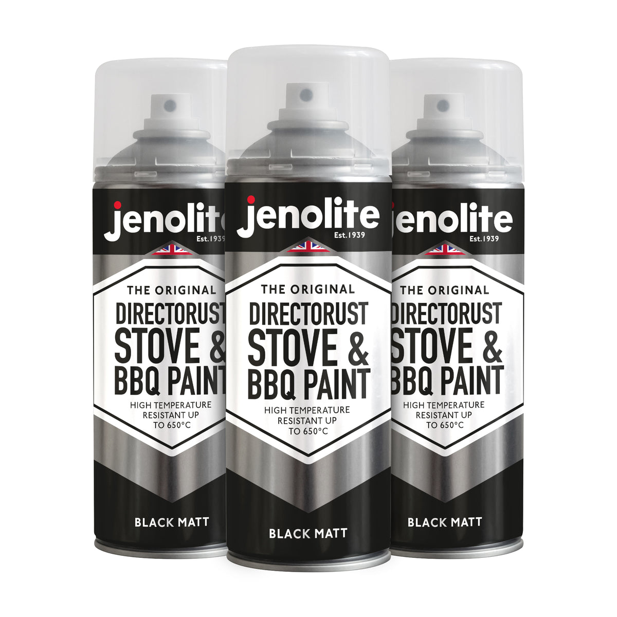 DIRECTORUST BBQ & Stove Spray Paint | 400ml | 650c+