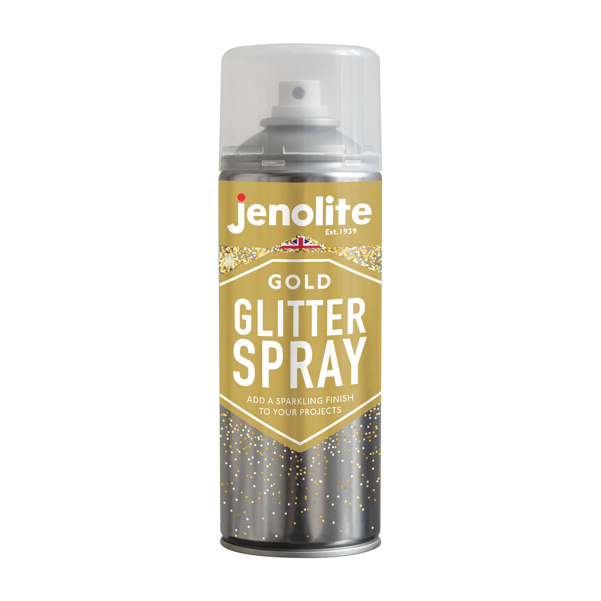 Glitter Spray Clear Sealant | 400ml | Clear Lacquer With Fine Glitter | Ideal for Crafting, Hobbies & Decorations