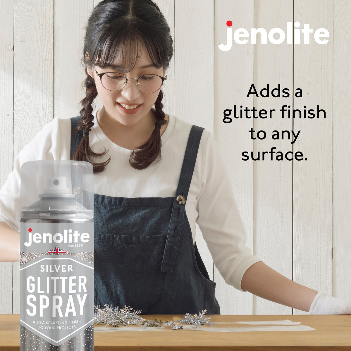 Glitter Spray Clear Sealant | 400ml | Clear Lacquer With Fine Glitter | Ideal for Crafting, Hobbies & Decorations