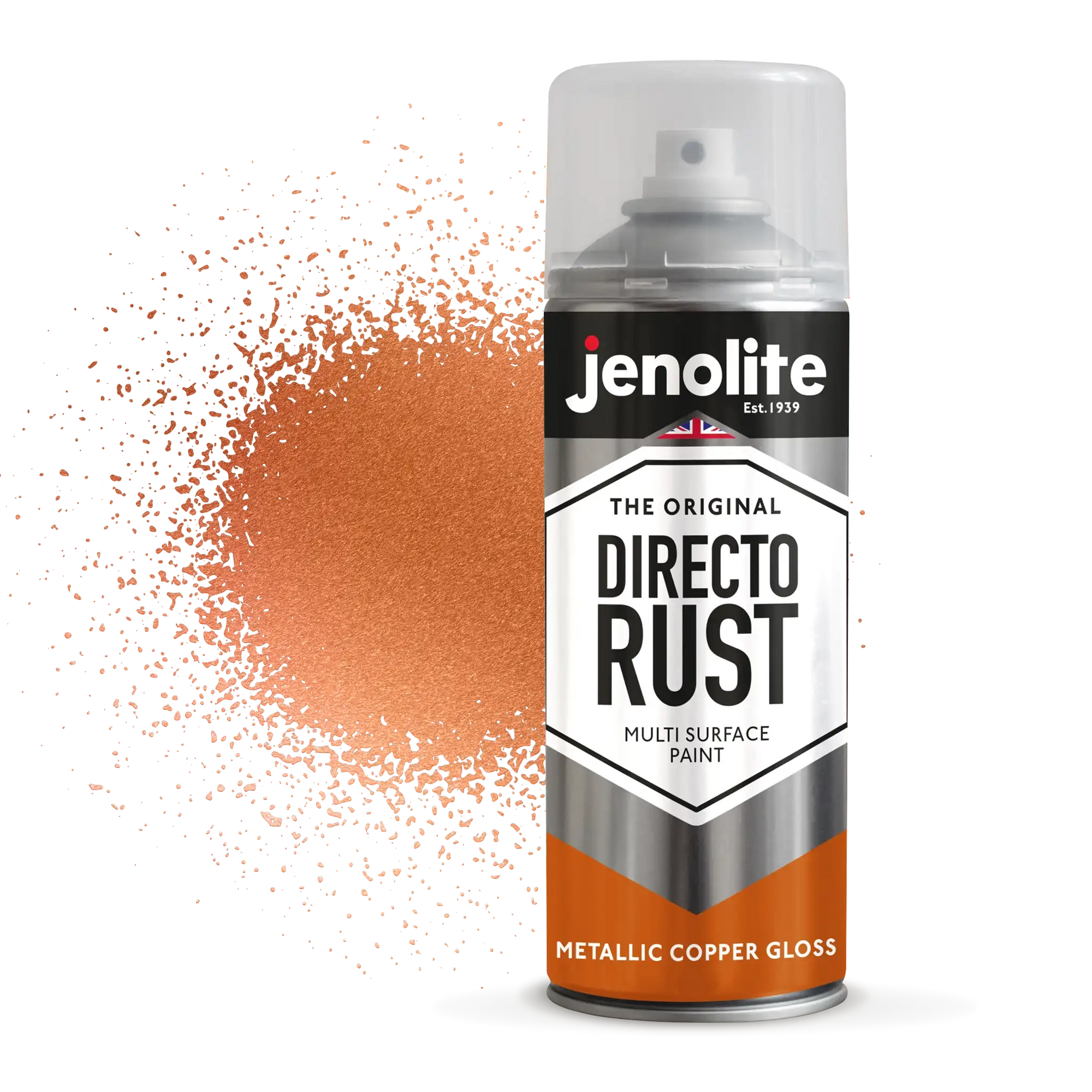 DIRECTORUST Metallic Gloss Spray Paint | 400ml | Multi Surface