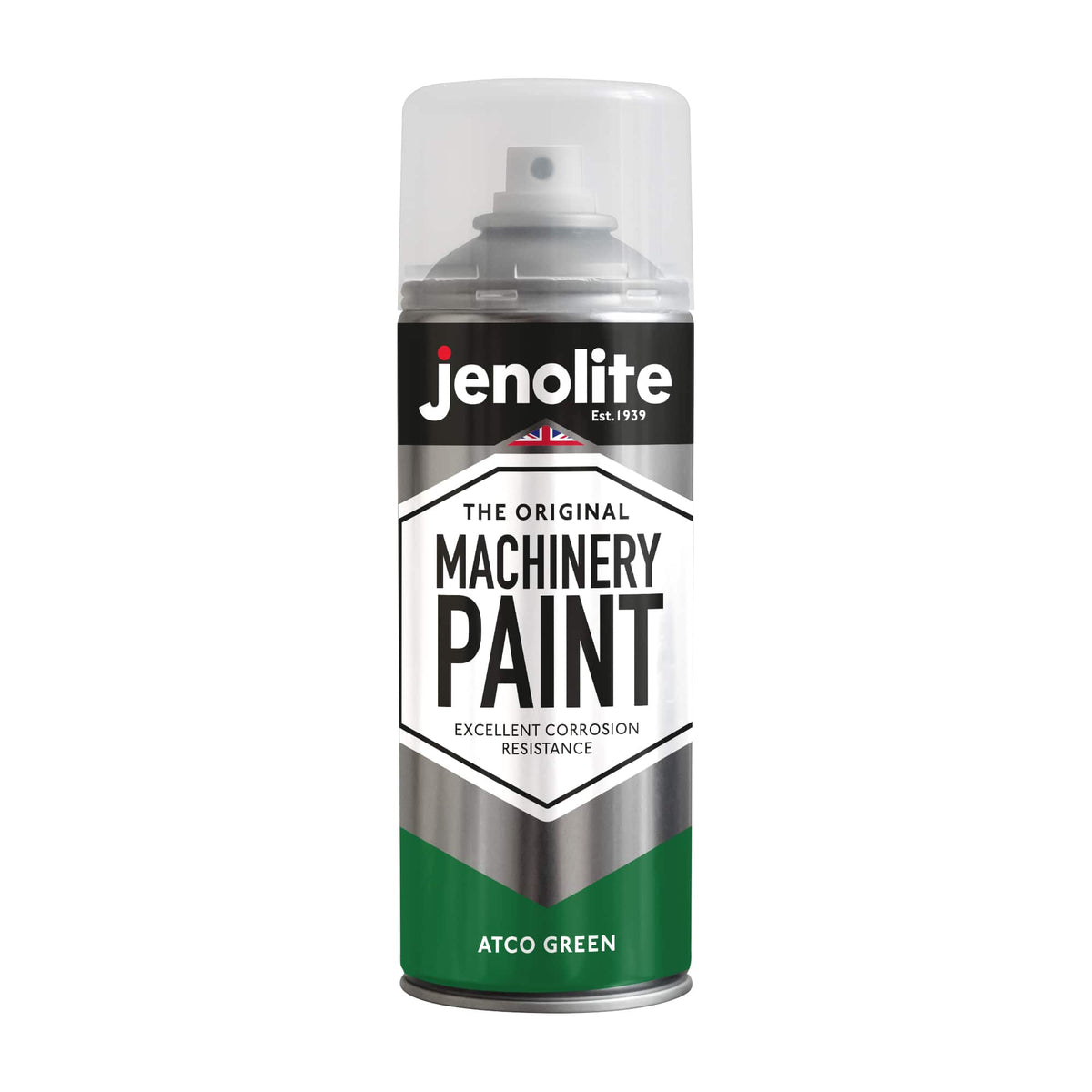Atco Green Machinery & Lawnmower Spray Paint | 12 x 400ml Aerosol
