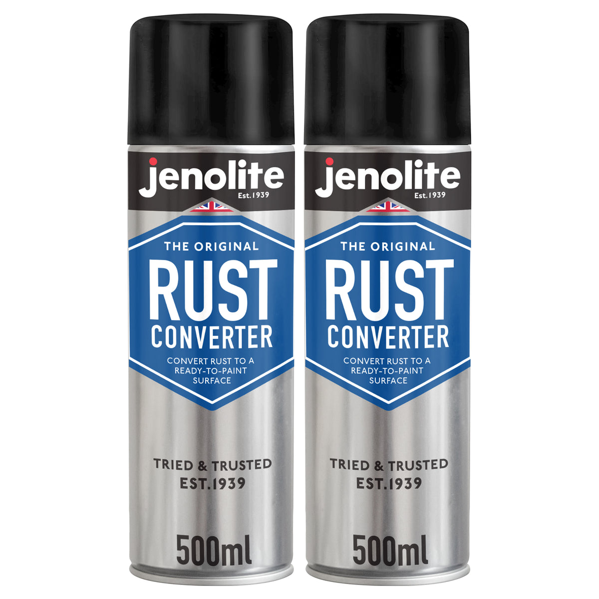 Rust Converter Epoxy Aerosol | 500ml | Turns Rust into Ready To Paint Surface