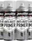 Anti-Rust Primer Spray Paint | 4 x 400ml | Grey | Metal Primer
