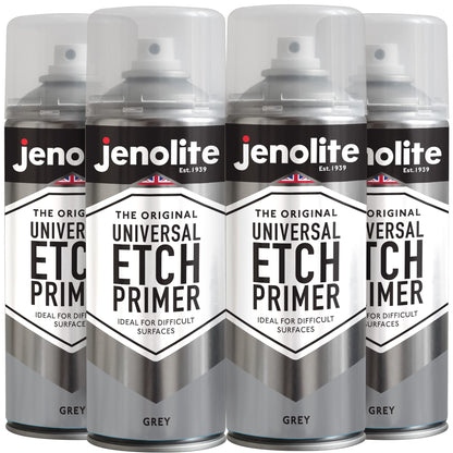 Universal Etch Primer | 4 x 400ml Aerosol Spray Paint