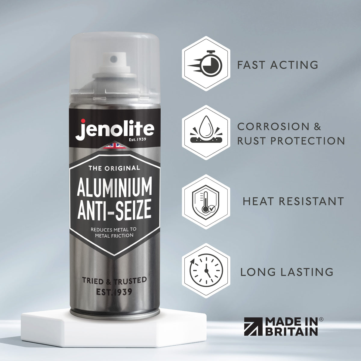 Aluminium Anti-Seize | High-Temperature Lubricant & Corrosion Protection | 400ml Aerosol