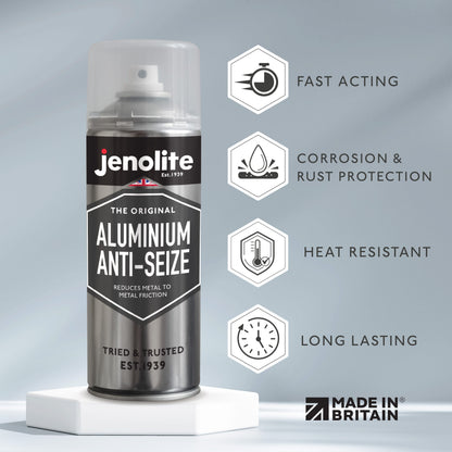 Aluminium Anti-Seize | High-Temperature Lubricant & Corrosion Protection | 400ml Aerosol
