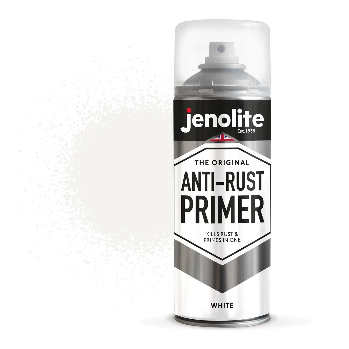Anti-Rust Primer Spray Paint | 4 x 400ml | White | Metal Primer