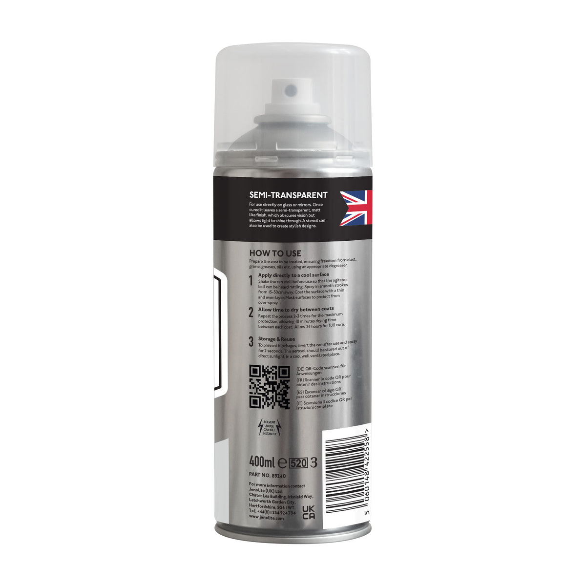 Frosted Glass | 500ml Aerosol Spray Paint