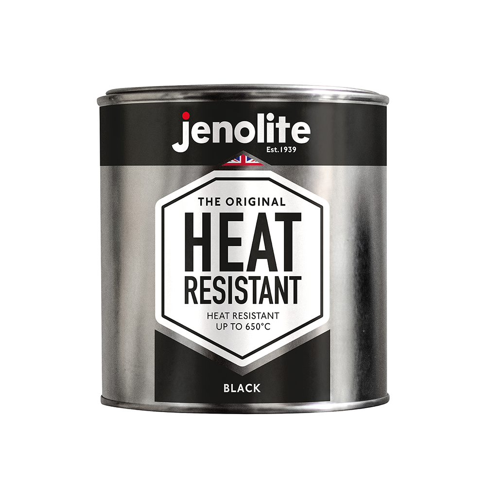 Heat Resistant Paint - Up to 650C | Matt Black 500ml