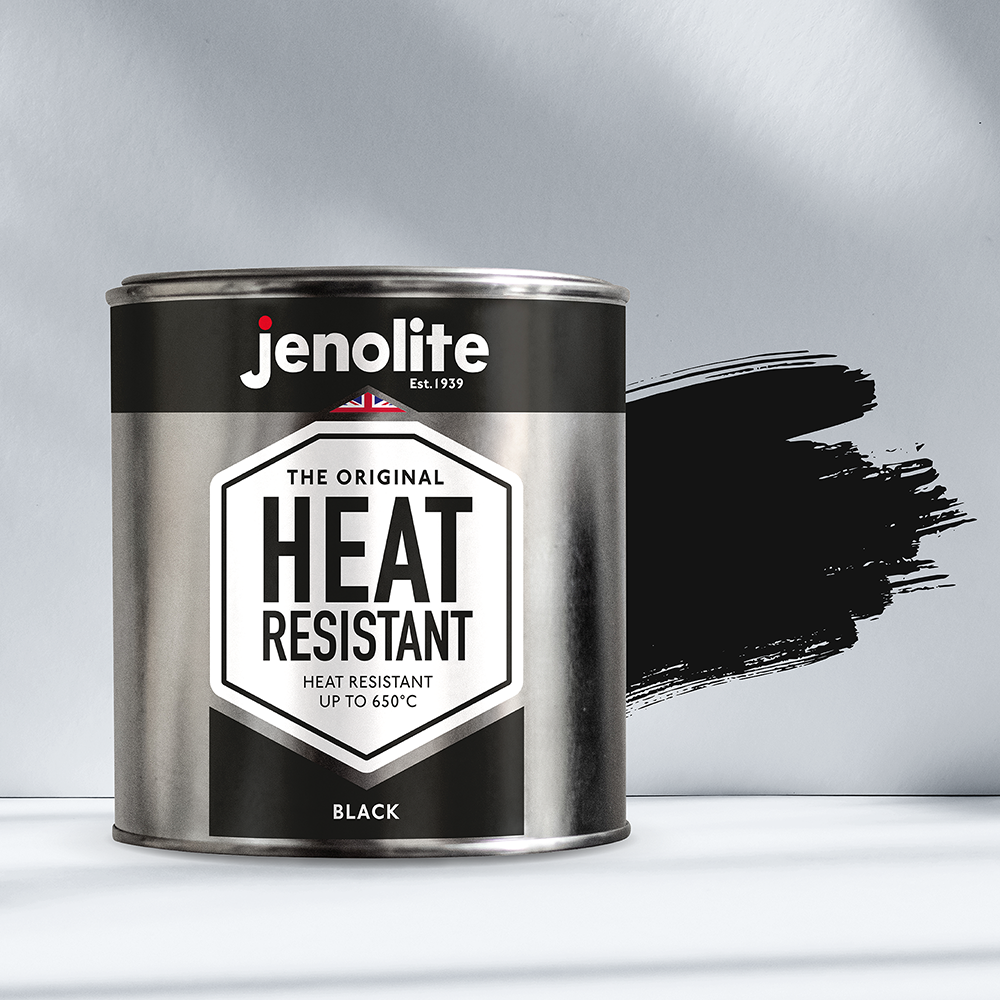 Heat Resistant Paint - Up to 650C | Matt Black 500ml