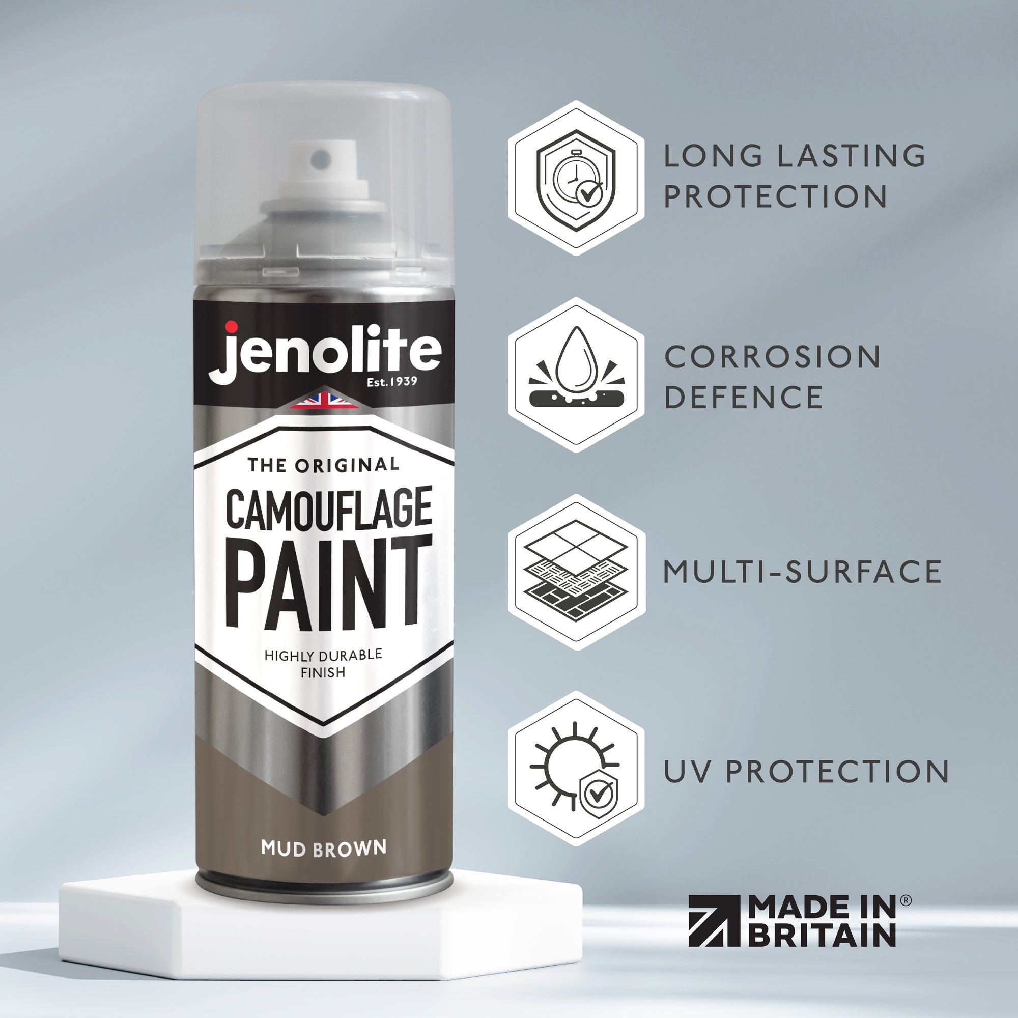 Peinture de camouflage de l'armée | Aérosol 400ml