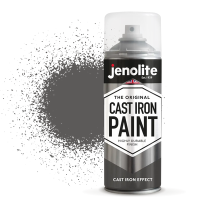 Cast Iron Effect Spray Paint | 4 x 400ml | Multi Surface Spray Paint
