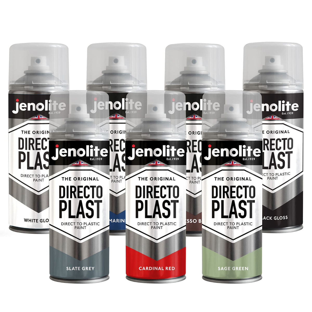 DIRECTOPLAST Gloss Spray Paint | 400ml | Suitable For Most Plastic Surfaces