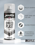 DIRECTOPLAST Gloss Spray Paint | 400ml | Suitable For Most Plastic Surfaces