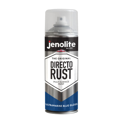 DIRECTORUST Spray Paint | Gloss | Ultramarine | 12 x 400ml | RAL 5002