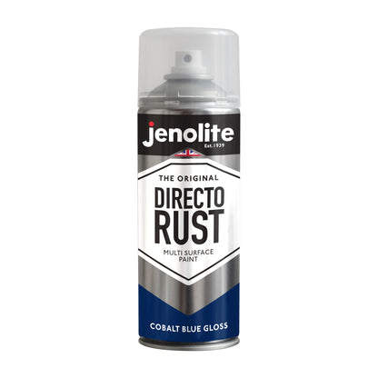 DIRECTORUST Spray Paint | Gloss | Cobalt Blue | 12 x 400ml | RAL 5013