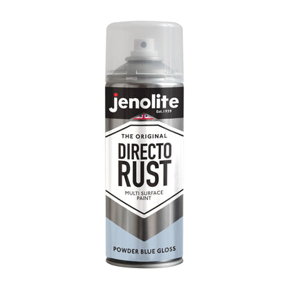 DIRECTORUST Spray Paint | Gloss | Powder Blue | 12 x 400ml | RAL 240 80 10