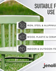 DIRECTORUST Sage Green Spray Paint - 4x500ml - Multi Surface Spray Paint