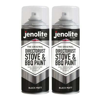 DIRECTORUST BBQ & Stove Spray Paint | 400ml | 650c+
