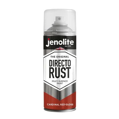 DIRECTORUST Spray Paint | Gloss | Cardinal Red | 12 x 400ml | RAL 3020