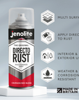 DIRECTORUST Spray Paint | Gloss | Crimson Red | 12 x 400ml | RAL 3027