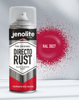 DIRECTORUST Spray Paint | Gloss | Crimson Red | 12 x 400ml | RAL 3027