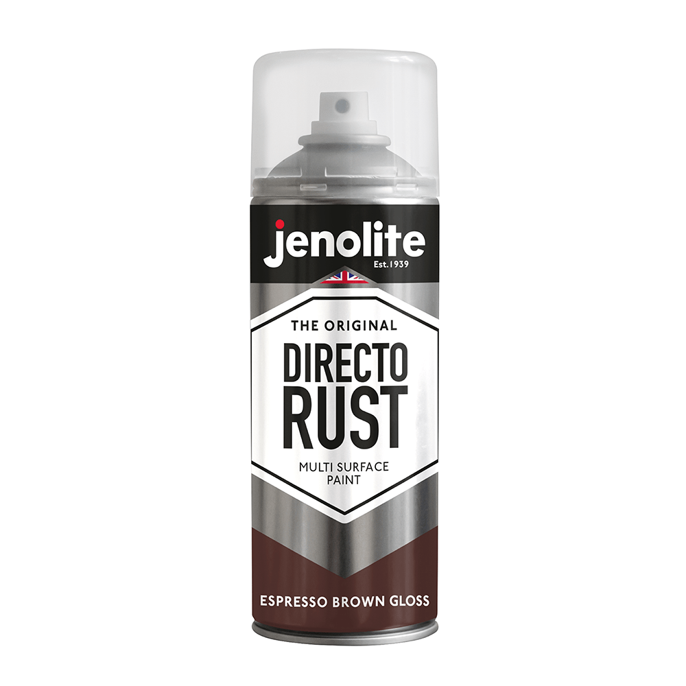 DIRECTORUST Spray Paint | Gloss | Espresso Brown | 12 x 400ml | RAL 8017