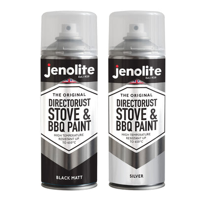 DIRECTORUST BBQ & Stove Spray Paint | 400ml | 650c+