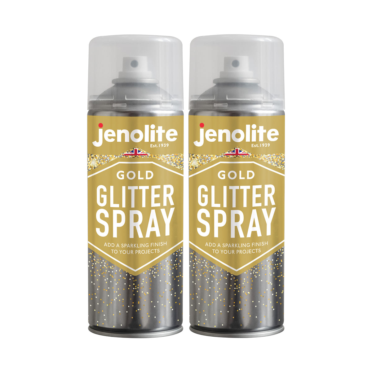 Glitter Spray Clear Sealant | 400ml | Clear Lacquer With Fine Glitter | Ideal for Crafting, Hobbies & Decorations