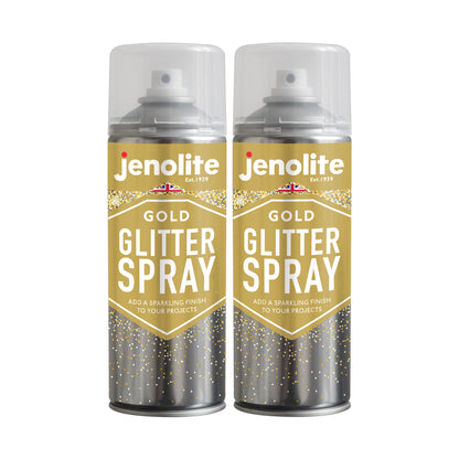 Glitter Spray Clear Sealant | 400ml | Clear Lacquer With Fine Glitter | Ideal for Crafting, Hobbies & Decorations