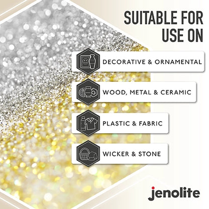 Glitter Spray Clear Sealant | 400ml | Clear Lacquer With Fine Glitter | Ideal for Crafting, Hobbies & Decorations
