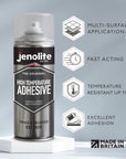 Adhésif haute température | Résistant à la chaleur | 400 ml 