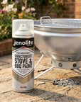 DIRECTORUST BBQ & Stove Spray Paint | 4 x 400ml | Silver | 650c+