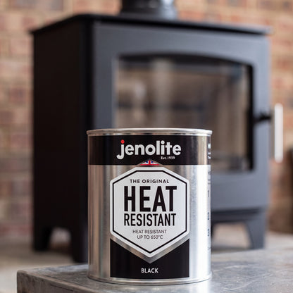 Heat Resistant Paint - Up to 650C | Matt Black 500ml