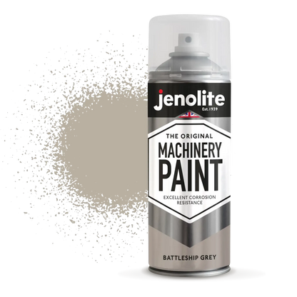 Battleship Grey Machinery & Lawnmower Spray Paint | 12 x 400ml Aerosol