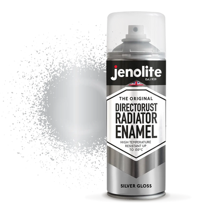 DIRECTORUST Radiator Enamel Paint | Aerosol | Black, Silver, White